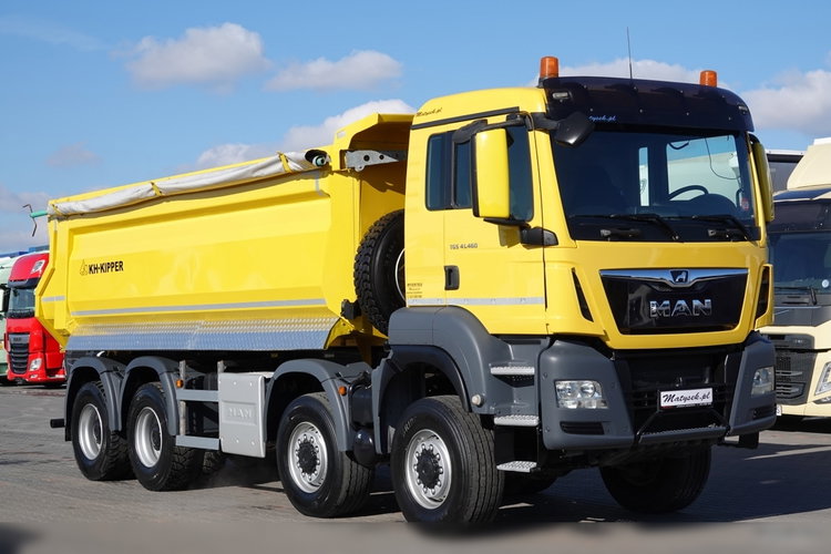 MAN TGS 41.460 / 8x8 / WYWROTKA TYLNOZSYP / AUTOMAT / KH-KIPPER / EURO 6 / 2019 ROK  zdjęcie 16