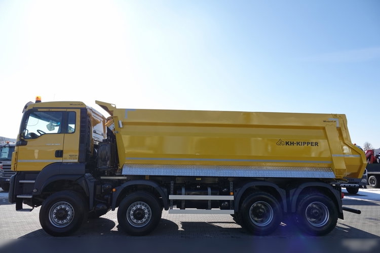 MAN TGS 41.460 / 8x8 / WYWROTKA TYLNOZSYP / AUTOMAT / KH-KIPPER / EURO 6 / 2019 ROK  zdjęcie 20