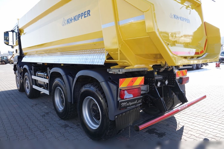 MAN TGS 41.460 / 8x8 / WYWROTKA TYLNOZSYP / AUTOMAT / KH-KIPPER / EURO 6 / 2019 ROK  zdjęcie 21