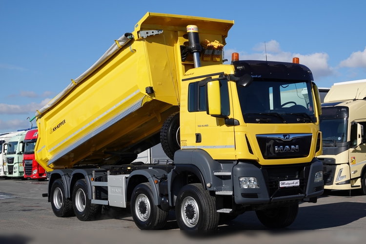 MAN TGS 41.460 / 8x8 / WYWROTKA TYLNOZSYP / AUTOMAT / KH-KIPPER / EURO 6 / 2019 ROK  zdjęcie 8