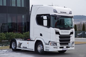 Scania R 450 / RETARDER / HYDRAULIKA / NOWY MODEL / CAŁA NA PODUSZKACH / SPROWADZONA / PO KONTRAKCIE SERWISOWYM 