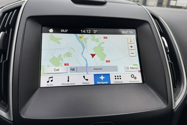 Ford S-Max 2.0 Tdci 150KM Navi PDC Automat Bezwypadkowy zdjęcie 19