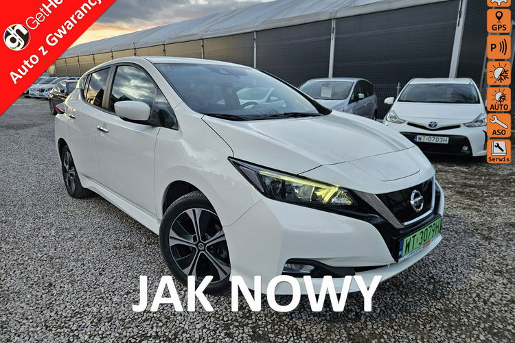 Nissan Leaf REZERWACJA 62kWh SOH 96% Kamera Blisy Full Opcja Bezwypadek 100% zdjęcie 1