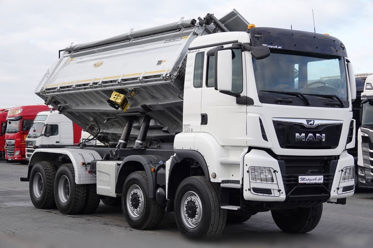 MAN TGS 41.460 / 8x8 / WYWROTKA / 3 STRONNA / BORDMATIC / HYDROBURTA / MEILLER KIPER / UAL / OPONY 100% / EURO 6 zdjęcie 15