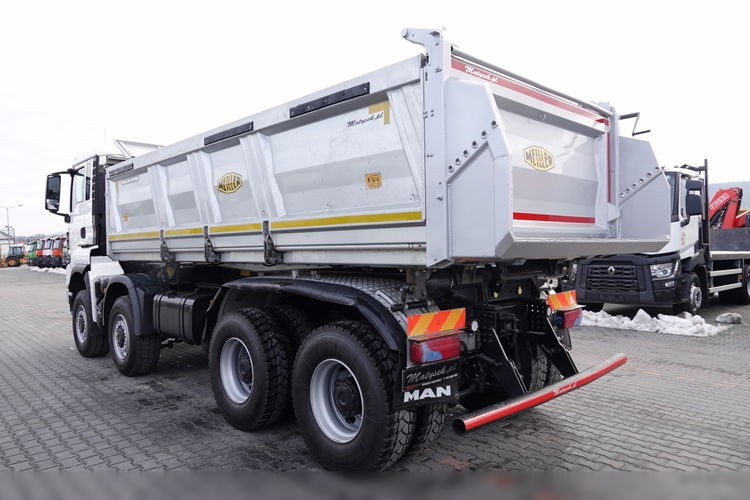 MAN TGS 41.460 / 8x8 / WYWROTKA / 3 STRONNA / BORDMATIC / HYDROBURTA / MEILLER KIPER / UAL / OPONY 100% / EURO 6 zdjęcie 18