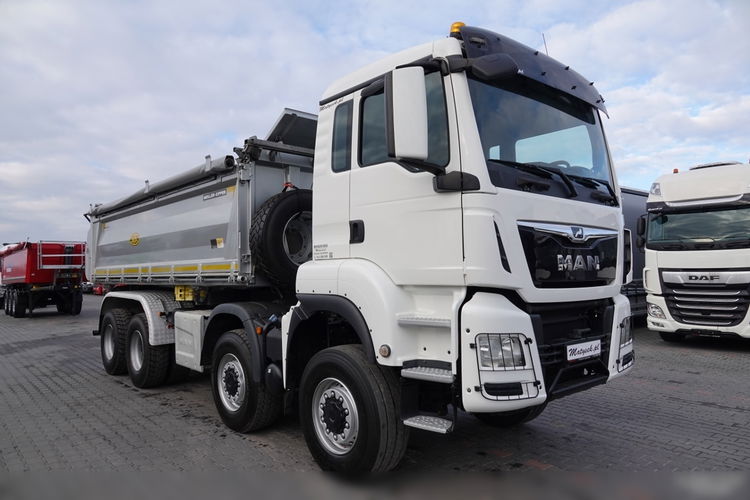 MAN TGS 41.460 / 8x8 / WYWROTKA / 3 STRONNA / BORDMATIC / HYDROBURTA / MEILLER KIPER / UAL / OPONY 100% / EURO 6 zdjęcie 22