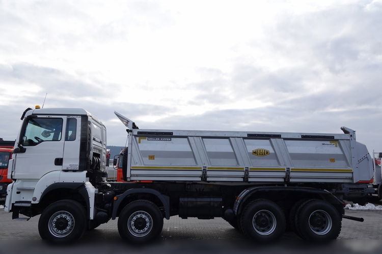 MAN TGS 41.460 / 8x8 / WYWROTKA / 3 STRONNA / BORDMATIC / HYDROBURTA / MEILLER KIPER / UAL / OPONY 100% / EURO 6 zdjęcie 27