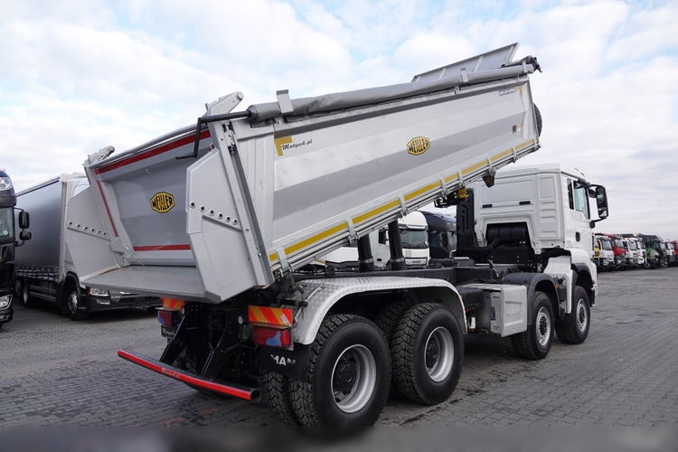 MAN TGS 41.460 / 8x8 / WYWROTKA / 3 STRONNA / BORDMATIC / HYDROBURTA / MEILLER KIPER / UAL / OPONY 100% / EURO 6 zdjęcie 5