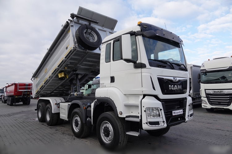 MAN TGS 41.460 / 8x8 / WYWROTKA / 3 STRONNA / BORDMATIC / HYDROBURTA / MEILLER KIPER / UAL / OPONY 100% / EURO 6 zdjęcie 7