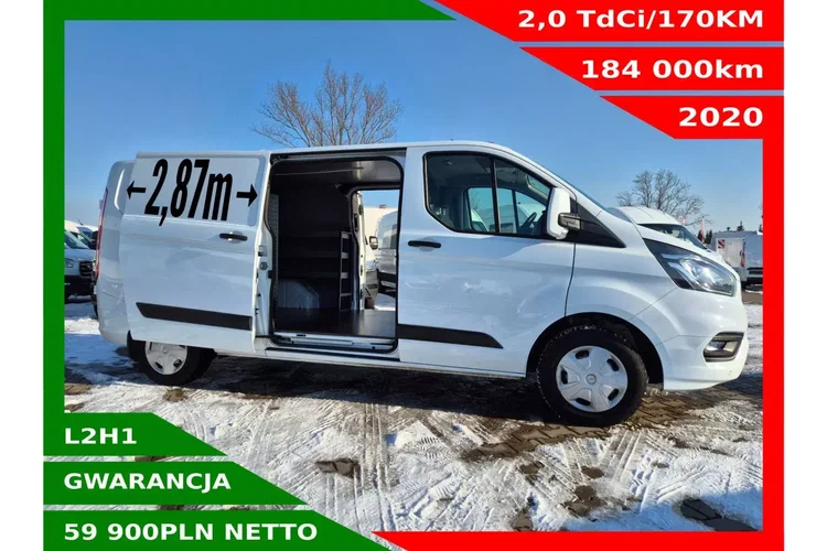 Ford Transit Custom L2H1 59900zł NETTO 2.0TdCi/170KM zdjęcie 1