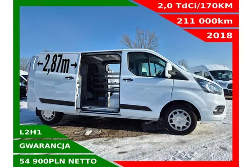 Ford Transit Custom L2H1 54900zł NETTO 2.0TdCi/170KM