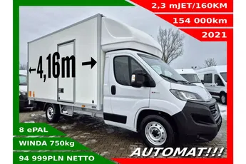 Fiat Ducato Kontener 8 ePAL 94999zł NETTO 2.3mJET/160KM Automat