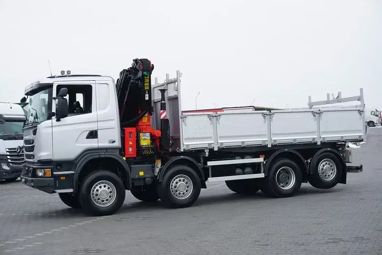 Scania G 400 / E 5 / 8 X 4 / WYWROTKA + HDS / TRIDEM / PALFINGER PK 26002 / MANUAL zdjęcie 5