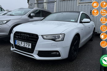 Audi A5 2.0tdi 177KM quattro automat s-line ledy bi xenon mały przebieg gwara