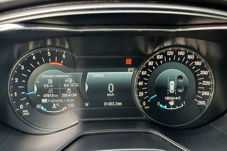 Ford Mondeo 2.0 TDCI 180KM, TITANIUM Kamera, Full LED, , Serwis ASO 2 x komplet kół zdjęcie 27