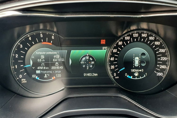 Ford Mondeo 2.0 TDCI 180KM, TITANIUM Kamera, Full LED, , Serwis ASO 2 x komplet kół zdjęcie 29
