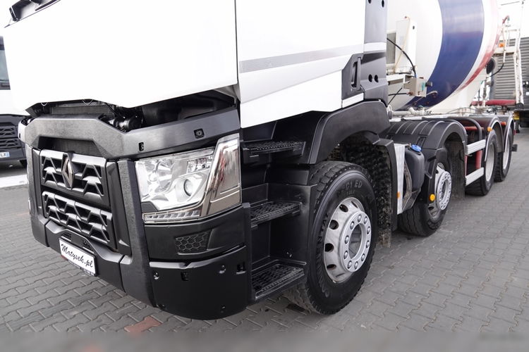 Renault C 430 / 8X4 / BETONOMIESZARKA / GRUSZKA 9 M3 / EURO 6 / 2017 ROK zdjęcie 10