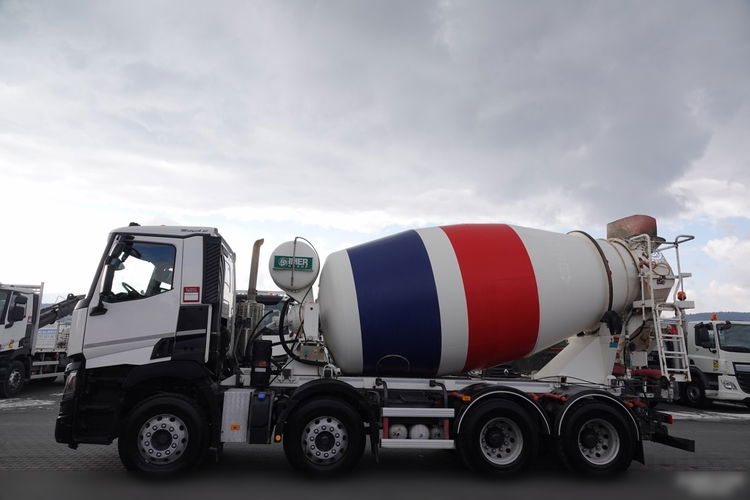 Renault C 430 / 8X4 / BETONOMIESZARKA / GRUSZKA 9 M3 / EURO 6 / 2017 ROK zdjęcie 12