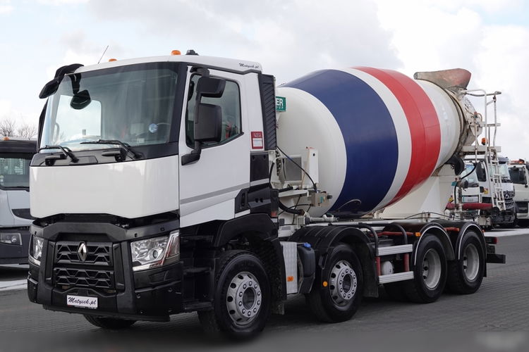 Renault C 430 / 8X4 / BETONOMIESZARKA / GRUSZKA 9 M3 / EURO 6 / 2017 ROK zdjęcie 1