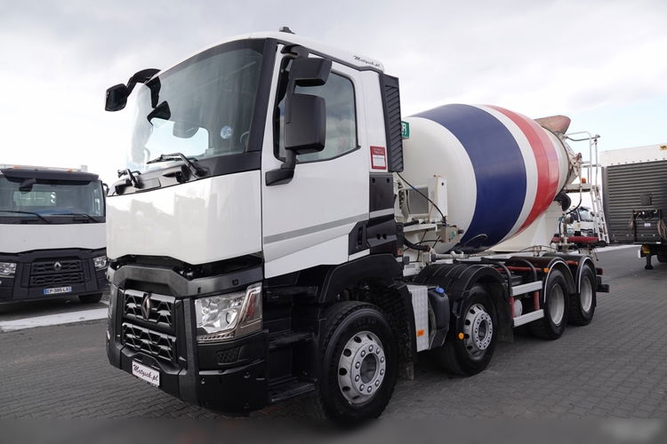 Renault C 430 / 8X4 / BETONOMIESZARKA / GRUSZKA 9 M3 / EURO 6 / 2017 ROK zdjęcie 2