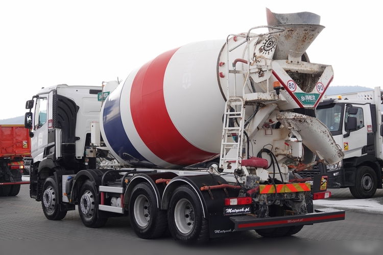 Renault C 430 / 8X4 / BETONOMIESZARKA / GRUSZKA 9 M3 / EURO 6 / 2017 ROK zdjęcie 4
