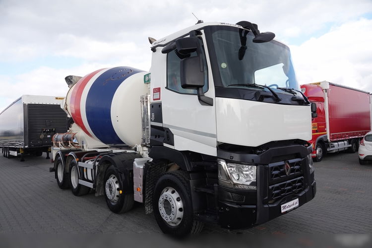 Renault C 430 / 8X4 / BETONOMIESZARKA / GRUSZKA 9 M3 / EURO 6 / 2017 ROK zdjęcie 7
