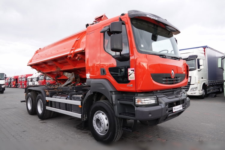 Renault KERAX 410 / 6x4 / WYWROTKA / HYDROBURTA / BORDMATIC / MANUAL / SPROWADZONA zdjęcie 15