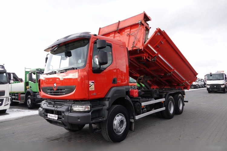 Renault KERAX 410 / 6x4 / WYWROTKA / HYDROBURTA / BORDMATIC / MANUAL / SPROWADZONA zdjęcie 2