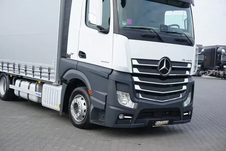 Mercedes ACTROS / 2542 / ACC / EURO 6 / FIRANKA / 18 PALET / OŚ SKRĘTNA zdjęcie 14