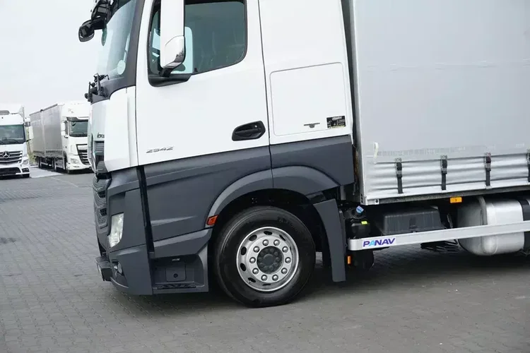 Mercedes ACTROS / 2542 / ACC / EURO 6 / FIRANKA / 18 PALET / OŚ SKRĘTNA zdjęcie 19