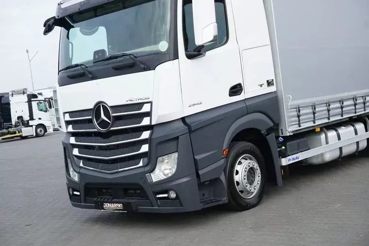 Mercedes ACTROS / 2542 / ACC / EURO 6 / FIRANKA / 18 PALET / OŚ SKRĘTNA zdjęcie 23