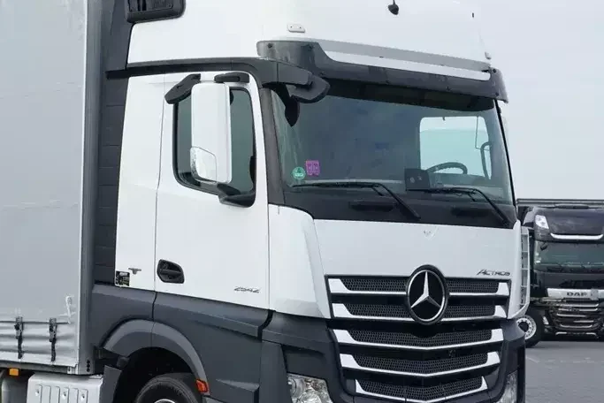 Mercedes ACTROS / 2542 / ACC / EURO 6 / FIRANKA / 18 PALET / OŚ SKRĘTNA zdjęcie 28