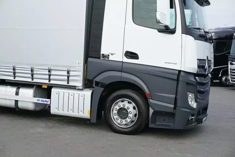 Mercedes ACTROS / 2542 / ACC / EURO 6 / FIRANKA / 18 PALET / OŚ SKRĘTNA zdjęcie 32