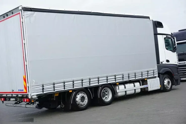 Mercedes ACTROS / 2542 / ACC / EURO 6 / FIRANKA / 18 PALET / OŚ SKRĘTNA zdjęcie 34