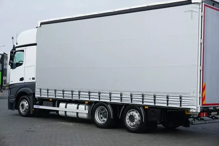 Mercedes ACTROS / 2542 / ACC / EURO 6 / FIRANKA / 18 PALET / OŚ SKRĘTNA zdjęcie 38