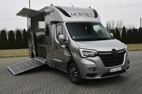 Renault Master Koniowóz - Nowa Zabudowa.Master na 2 Konie. 2.3dci. Hak.Klimatyzacja