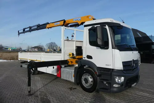 Mercedes ANTOS 1827 / HDS EFFER 165 18.65m / PILOT / EURO 6 /