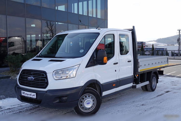 Ford TRANSIT / DOKA / BRYGADÓWKA / PLATFORMA / MANUAL /  7-OSOBOWY / DMC 3500KG / SPROWADZONY / NISKI PRZEBIEG zdjęcie 20