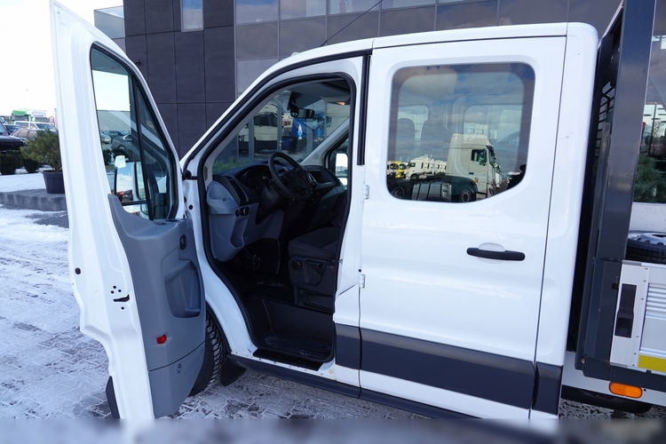 Ford TRANSIT / DOKA / BRYGADÓWKA / PLATFORMA / MANUAL /  7-OSOBOWY / DMC 3500KG / SPROWADZONY / NISKI PRZEBIEG zdjęcie 25