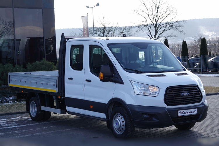 Ford TRANSIT / DOKA / BRYGADÓWKA / PLATFORMA / MANUAL /  7-OSOBOWY / DMC 3500KG / SPROWADZONY / NISKI PRZEBIEG zdjęcie 2