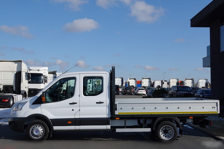 Ford TRANSIT / DOKA / BRYGADÓWKA / PLATFORMA / MANUAL /  7-OSOBOWY / DMC 3500KG / SPROWADZONY / NISKI PRZEBIEG zdjęcie 7