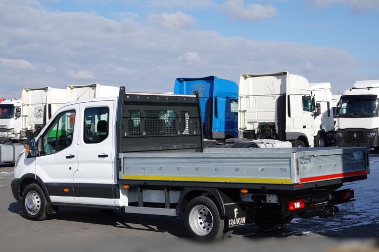Ford TRANSIT / DOKA / BRYGADÓWKA / PLATFORMA / MANUAL /  7-OSOBOWY / DMC 3500KG / SPROWADZONY / NISKI PRZEBIEG zdjęcie 8