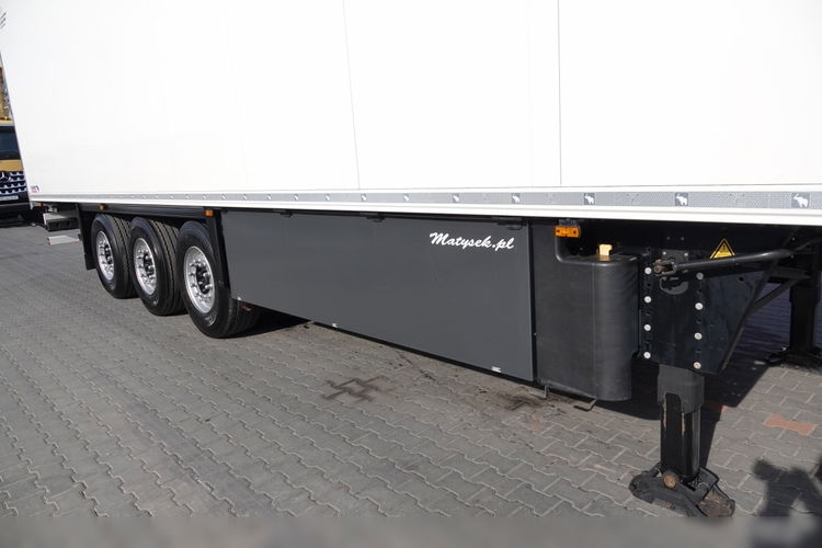 Schmitz / CHŁODNIA / 2021 ROK / OŚ PODNOSZONA / KOSZ NA PALETY / AGREGAT CARRIER VECTOR 1550  zdjęcie 9