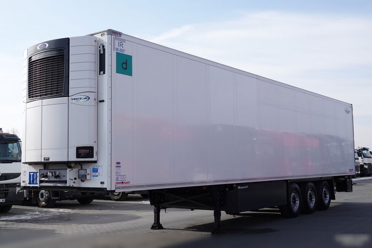 Schmitz / CHŁODNIA / 2021 ROK / OŚ PODNOSZONA / KOSZ NA PALETY / AGREGAT CARRIER VECTOR 1550  zdjęcie 1
