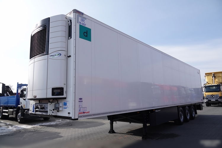Schmitz / CHŁODNIA / 2021 ROK / OŚ PODNOSZONA / KOSZ NA PALETY / AGREGAT CARRIER VECTOR 1550  zdjęcie 2