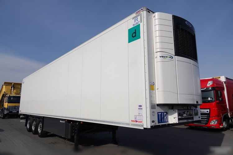 Schmitz / CHŁODNIA / 2021 ROK / OŚ PODNOSZONA / KOSZ NA PALETY / AGREGAT CARRIER VECTOR 1550  zdjęcie 7