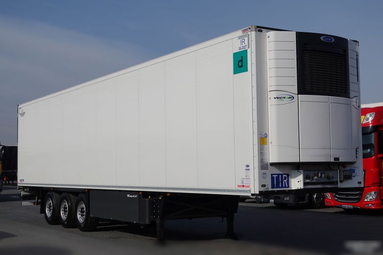 Schmitz / CHŁODNIA / 2021 ROK / OŚ PODNOSZONA / KOSZ NA PALETY / AGREGAT CARRIER VECTOR 1550  zdjęcie 8