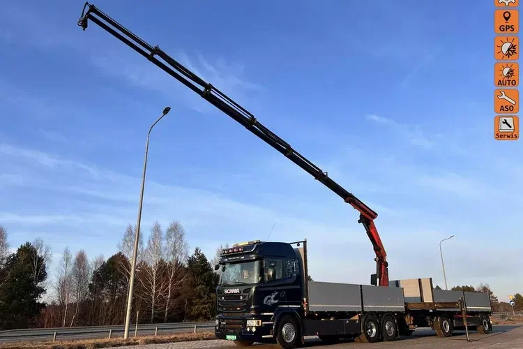 Scania R490 2017/18 hds Dzwig CRANE palfinger PK 23002-SH E zdjęcie 1