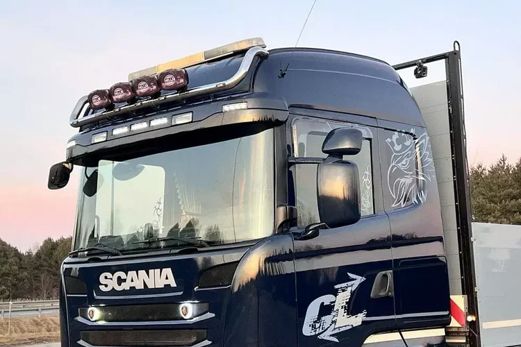 Scania R490 2017/18 hds Dzwig CRANE palfinger PK 23002-SH E zdjęcie 14