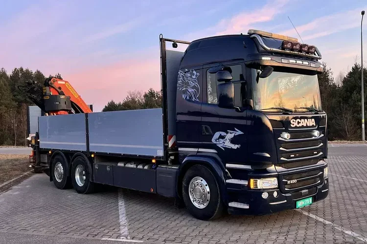 Scania R490 2017/18 hds Dzwig CRANE palfinger PK 23002-SH E zdjęcie 19
